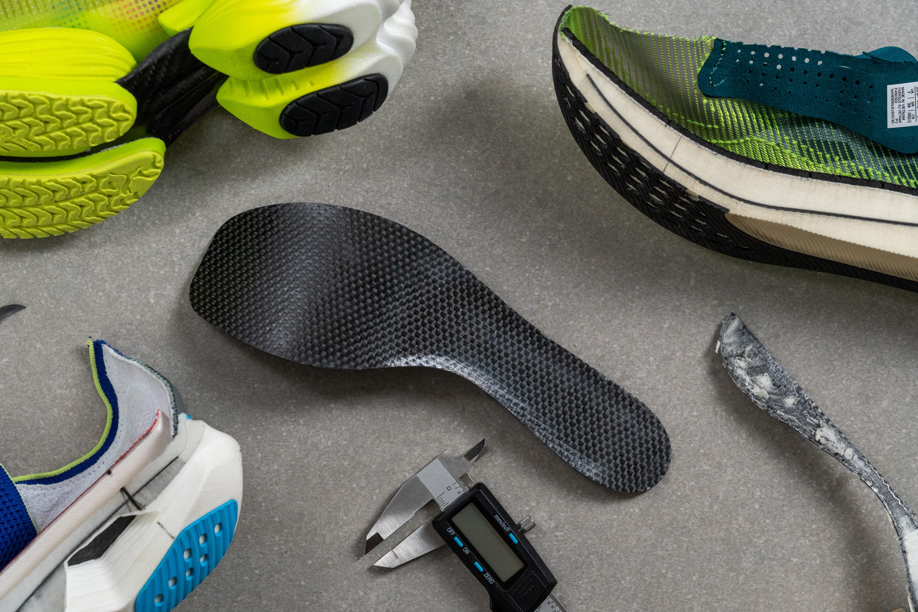 Zapatillas con placa de carbono running